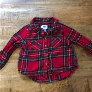 Old Navy Girls Flannel Shirt